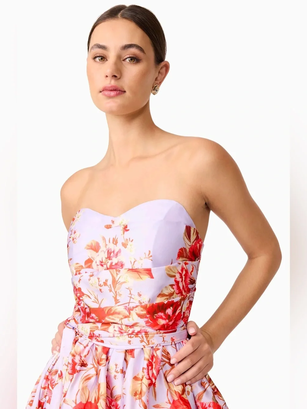 Elliatt Elina Strapless Mini Dress in Purple NEW - Picture 8 of 12